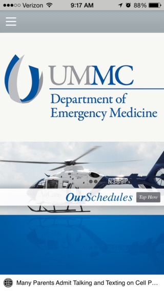 Department of Emergency Medicine at UMMC