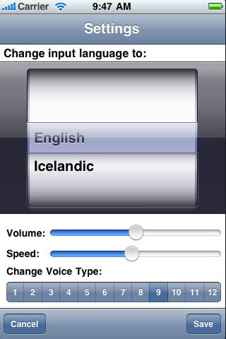 English Icelandic Translator with Voice screenshot 2