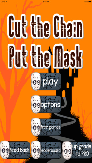 Cut the chain and put the mask PRO