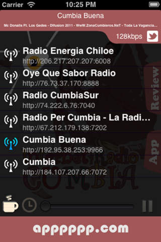 Cumbia - Internet Radio screenshot 2