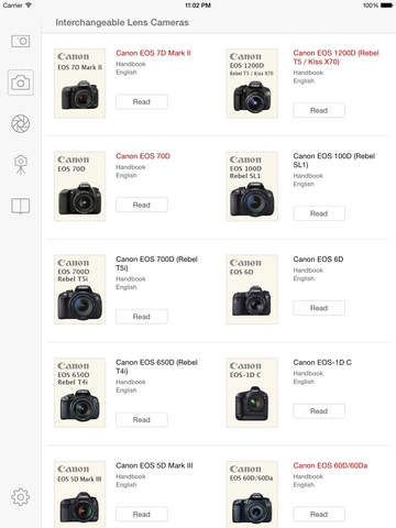 【免費攝影App】Canon Camera Handbooks-APP點子