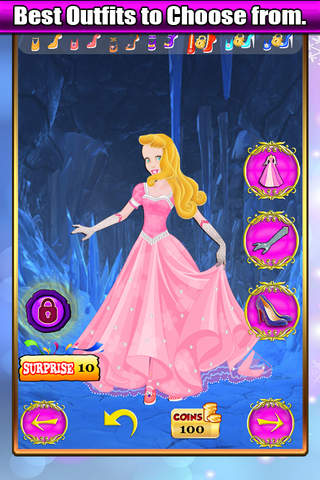 Arctic Ice Princess Dress-Up: Cute Hairstyle and Outfit Salon FREE screenshot 2