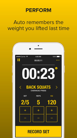 Strongr: Training Log for Weight Lifting and Strength Workouts