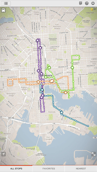 【免費交通運輸App】Bus it! Charm City Circulator-APP點子