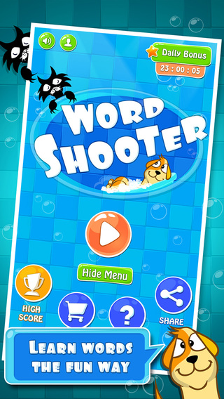 Word Shooter - A fun word puzzle game for kids