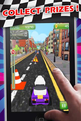 Panda Go Kart Express Rally - PRO - Jump Turbo Speed Racing Obstacle Course screenshot 2