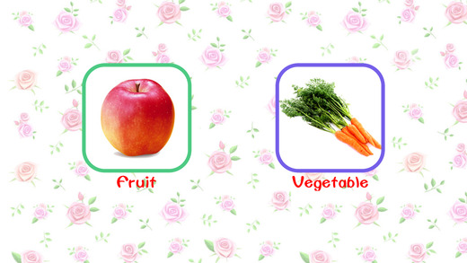 Toddler Learning Fruit and Vegetable