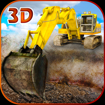 Sand Excavator Simulator 3D - Real trucker and construction simulation game LOGO-APP點子