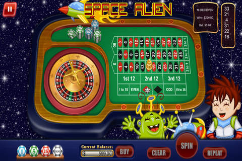 777 Roulette Space Games - Hit The Olympus Casino It Rich-es Winning (Wheel Of Fortune) Free screenshot 2