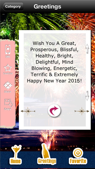 【免費書籍App】Happy New Year 2015 - Greetings, Quotes & Wishes-APP點子