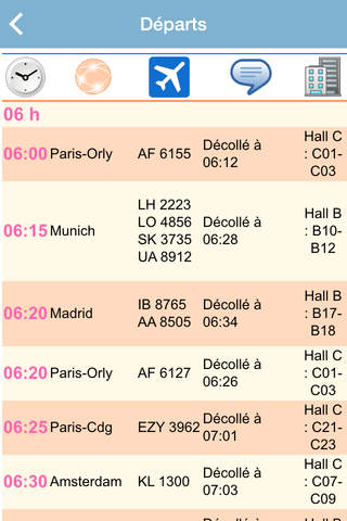 Aéroport Toulouse Blagnac Flight Status screenshot 2