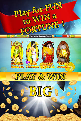 ~ Golden Goddess Online Casino  ~ Play the best slots machine games! screenshot 4