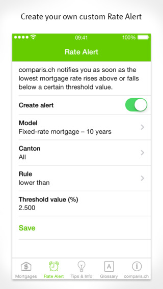 【免費商業App】Mortgages Switzerland – Compare interest rates, find loans-APP點子