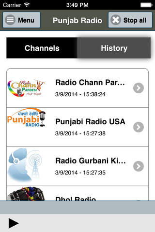 Punjabi Radio for iOS screenshot 2