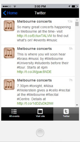Melbourne Concerts