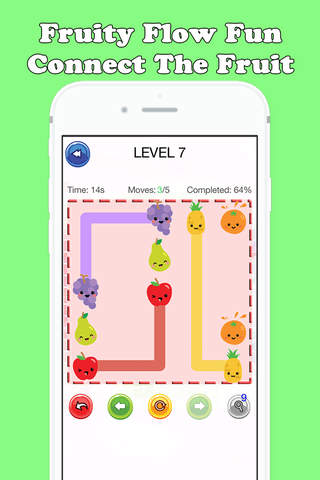 Fruity Flow Fun : Connect The Fruit Free Game For Kids screenshot 2