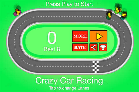 Crazy Car Racing - lane racing screenshot 2