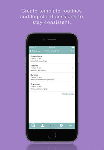 PTTool - Manage your personal training clients right from your pocket! screenshot 4
