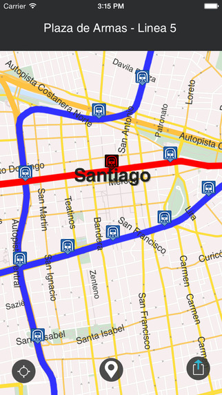 【免費交通運輸App】Santiago de Chile 2 - Mapas Offline-APP點子