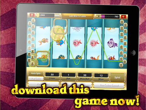 【免費遊戲App】Fish Slots for Big Time Riches 777 Casino Free (Slot Machine Game with Bonus Wheel)-APP點子