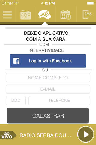 Rádio Serra Dourada Minaçu screenshot 3