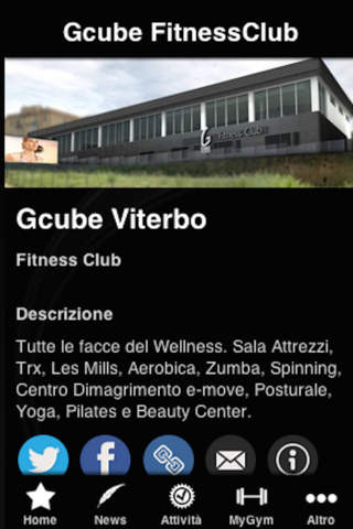 Gcube Fitness Viterbo screenshot 2