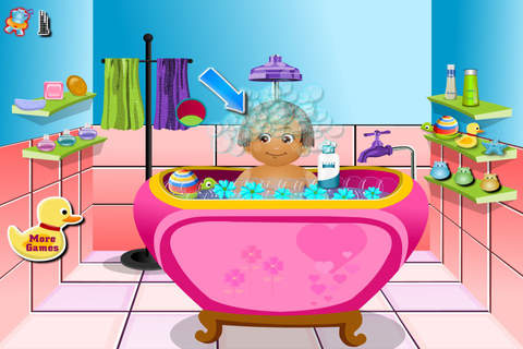 Baby Bath Time - Care Baby Game screenshot 3