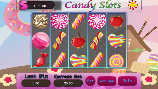 Awesome Candy Slots Machine - Win progressive chips with bonus 777 cherries