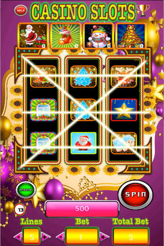 Amazing Casino Slots of Merry Christmas-Free Sloto Game screenshot 2