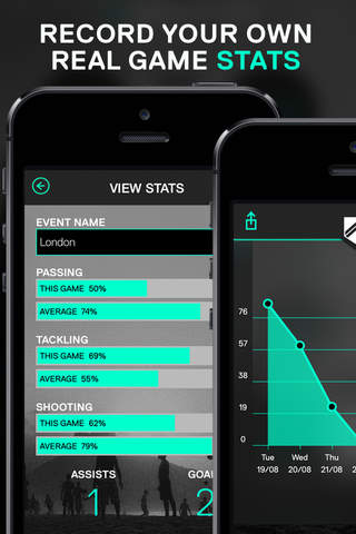 Player Development Project App – Stats and Motivation Tools for Aspiring Soccer Players screenshot 2