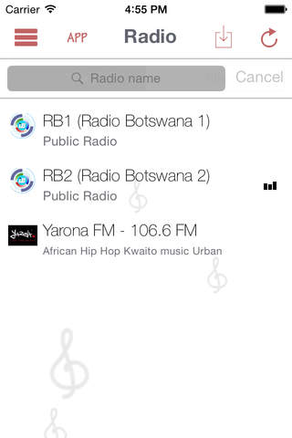 Botswana Radio LIve - Internet Stream Player screenshot 4