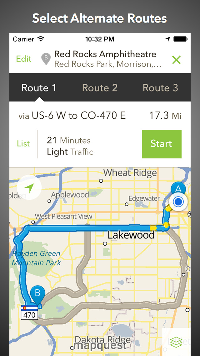 MapQuest: Free Navigation, GPS, Maps & Trafficのおすすめ画像2