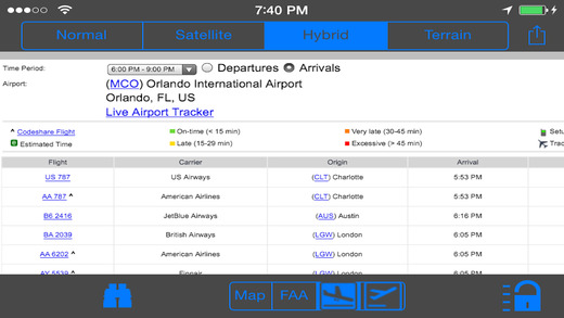 【免費旅遊App】Instant FAA Airport Status Flight Schedule and Real Time Radar - Near Venues Finder Pro-APP點子