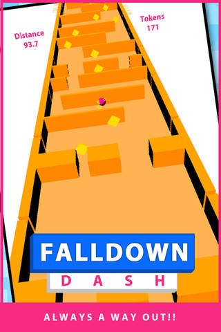 Falldown Dash - Don't Fall - New FREE Classic 3D Game screenshot 2