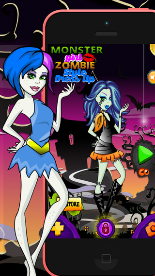 Monster Girl Zombie Style Dress Up