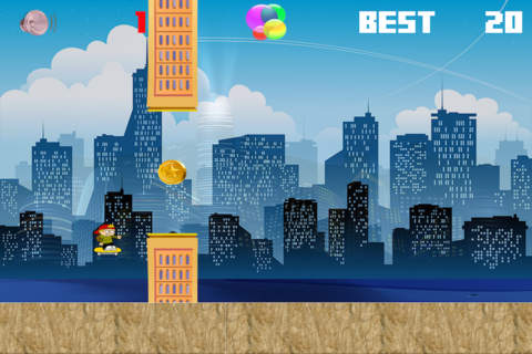 A Bat Boy Super Skater Adventure - Crazy Tapping Avenger Game FREE screenshot 2