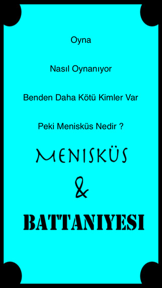 Menisküs and Battaniyesi