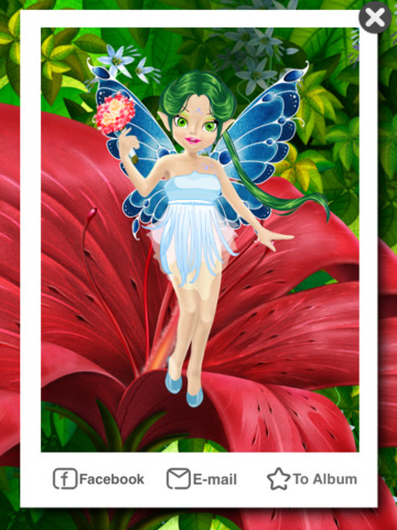 Игра Dress Up - Flower Fairy