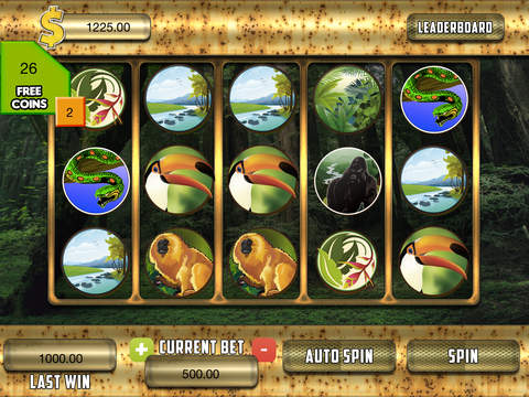 【免費遊戲App】AAA Amazon Jungle Slots FREE Casino Game - Daily Chip Bonus-APP點子