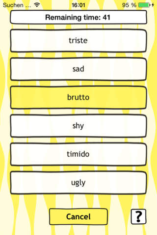 Motlies Vocabulary Trainer Italian 4 - Clothing, House and People screenshot 4