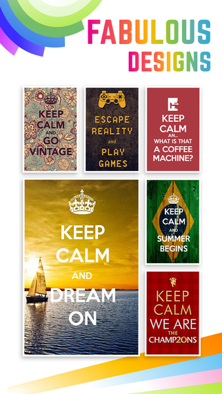 免費下載娛樂APP|Keep Calm And Carry On Wallpapers & Posters Creator with Funny Icons & Logos app開箱文|APP開箱王