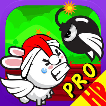 An Angry Flappy Rabbit Vs Flying Bombs Christmas Edition - HD Pro LOGO-APP點子