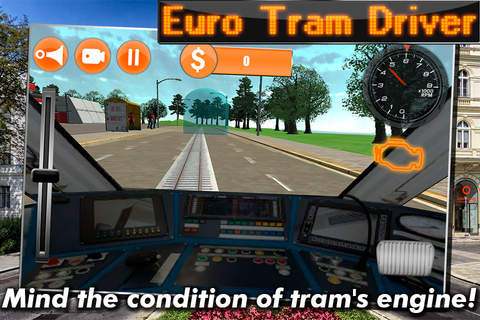 Euro Tram Driver Simulator 3D screenshot 3