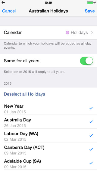 免費下載生產應用APP|Australia Holidays 2015 - 2017 - Public, School, State, Notable and Religious holidays app開箱文|APP開箱王