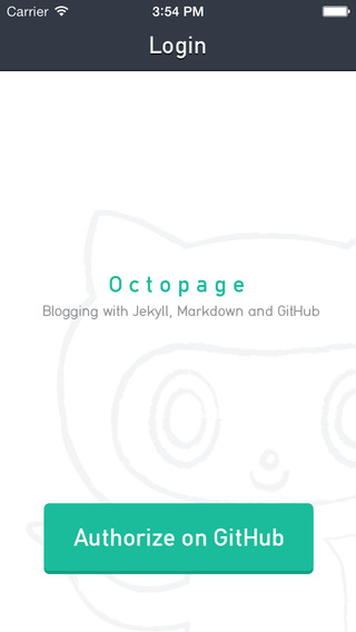 Octopage - Blogging with Jekyll Markdown and GitHub pages
