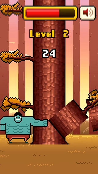 【免費遊戲App】Timberman-APP點子