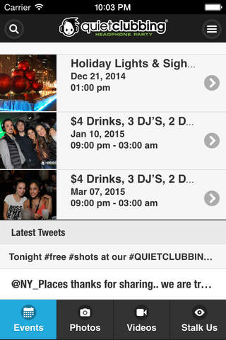 Quiet Clubbing screenshot 2