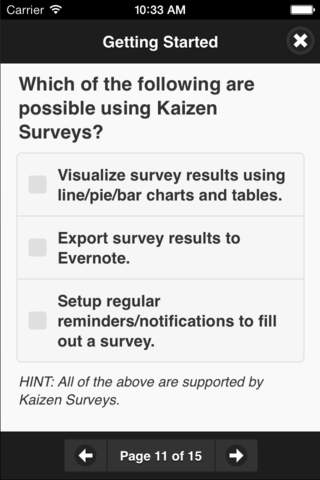 Kaizen Surveys screenshot 2