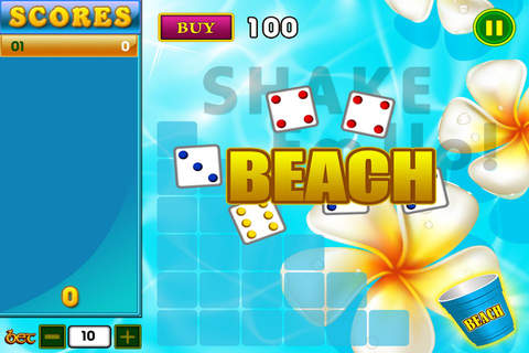10,000 Addict Beach Vacation Farkle Craze Dice Games - Fun Journey Blitz in Social Vegas Casino Free screenshot 2