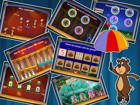免費下載教育APP|Animal Circus Math School FREE!-Educational Learning Games for Preschool Toddlers & Kids app開箱文|APP開箱王